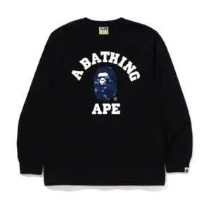 Color Camo College Ls Tee