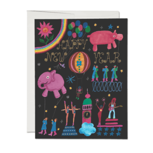 New Year Celebration Card