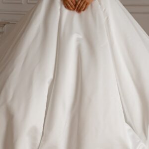 Detachable Satin Skirt Sophia