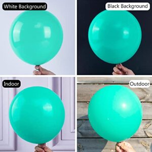 Teal Blue Party Balloons 50 PCS 12 Inch