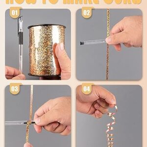 metallic curling ribbon for crafts