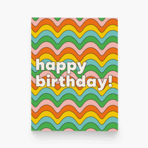 Wavy Celebration Card
