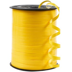 Yellow Curling Ribbon for Crafts and Decorations