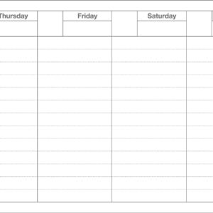Weekly Schedule Planner Pink