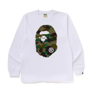 1st Camo Big Ape Head Ls Tee