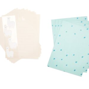 cute animal stationery set