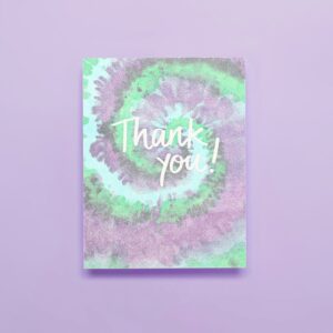 hand-dyed gratitude note