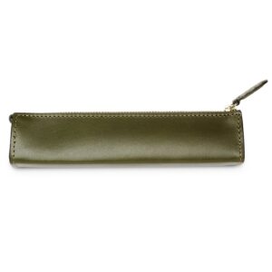 Zipper Pen Case Small Green