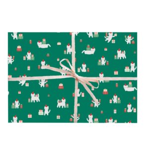 festive holiday cat wrap