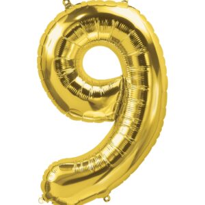 Gold Number Balloon Large Foil Mylar