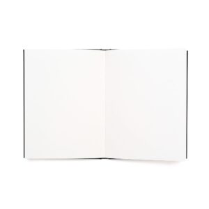 small black guest notebook