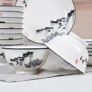 cheap-price-microwave-oven-safe-porcelain-new-bone-china-elegant-gift-8-inch-round-plate-1