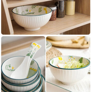 round-shape-dinosaur-design-tableware-childrens-dinnerware-set-home-serving-plate