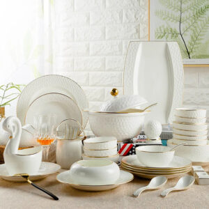 gold-and-white-plate-plated-rim-ceramic-bowls-ceramic-dinner-plates-dishes-dinnerware-tray-in-bulk-crockery-dinner-sets