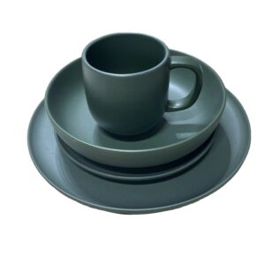 custom-logo-nordic-16-pcs-wedding-glazed-party-dark-green-stonewear-plate-12inch-tableware-cheap-online-dishes-sets