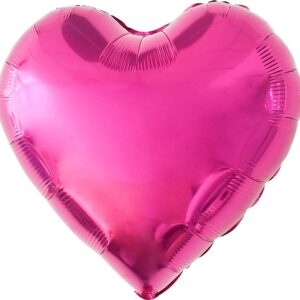 Hot Pink Heart Foil Balloon