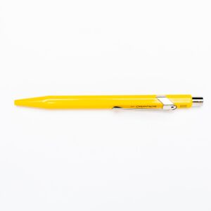 Hexagonal Metal Yellow Ballpoint Pen