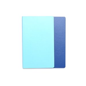 notebook duo pack light blue dark blue