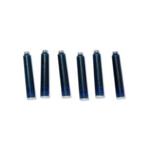 fountain pen cartridge blue 6 pack