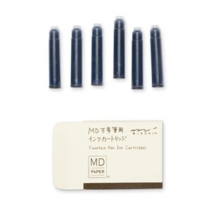 black ink cartridge for fountain pens