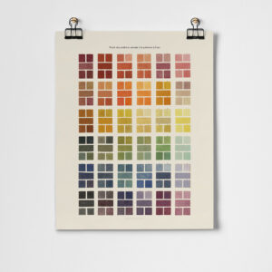 watercolor samples fine art print