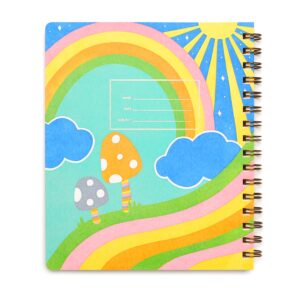 Standard Notebook with Rainbow Design