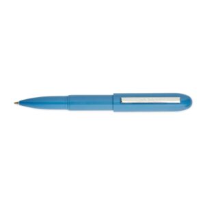 bullet ballpoint pen in light blue