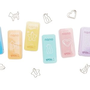plastic animal-shaped paperclips