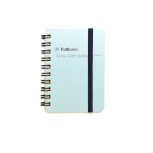 spiral notebook sky blue mini memo