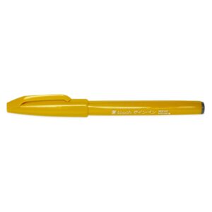 Sign Brush Pen Bright Yellow