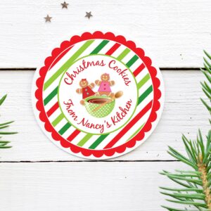 Holiday Baking Stickers Set