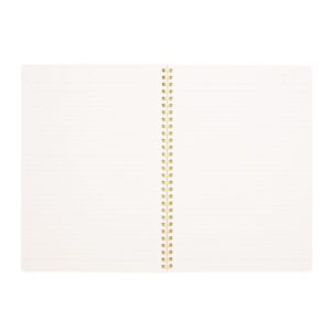green soft loop binder notebook