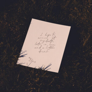 Art Print Late in Love