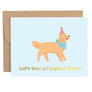 Golden Birthday Wishes Greeting Card