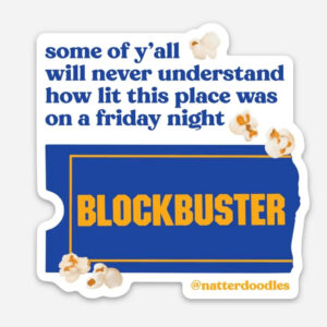 Classic Movie Night Sticker