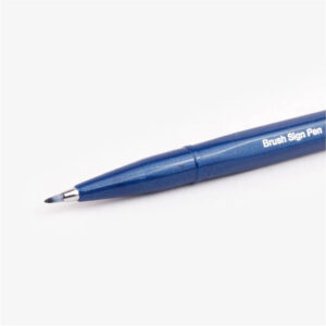 Touch Sign Brush Tip Pen Blue Black