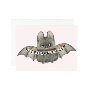 Halloween Bat Card