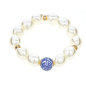 irregular pearl bead bracelet