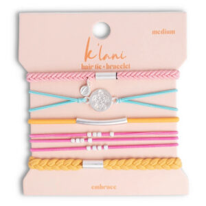 colorful hair accessory bracelet
