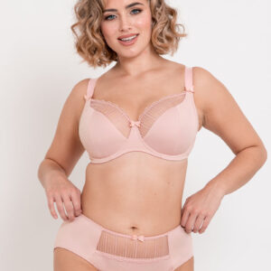 Flirtelle Riley Balcony Bra Blush Pink
