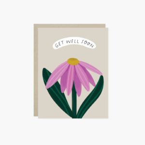 Single Bloom Get Well Card