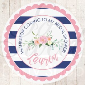 Wedding Favor Sticker Labels Set of 24