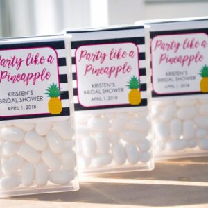 Mint Favor Labels Set of 24