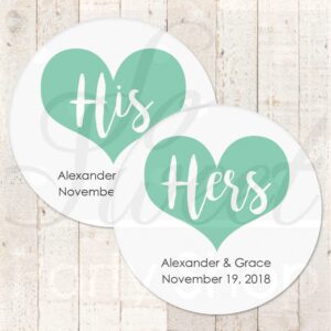 Couple's Favorite Treat Stickers Set