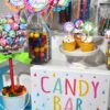 water-bottle-labels-candy-sweet-shoppe-1st-birthday-rainbow-party-candyland-birthday-party-sweet-shop-bubblegum-cupcake-set-of-10