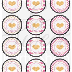 Wedding Favor Stickers Set of 24