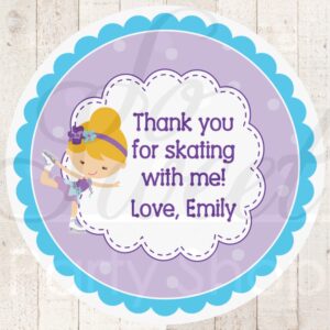 Birthday Party Favor Stickers Set of 24