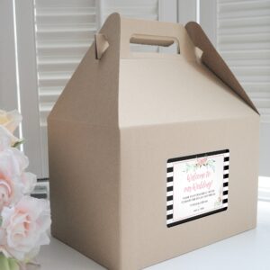 welcome gable boxes and stickers set of 6