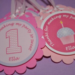Birthday Cupcake Stickers Set