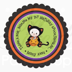 Halloween Favor Stickers Set of 24
